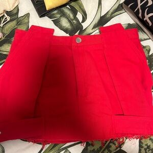 RED SKIRT